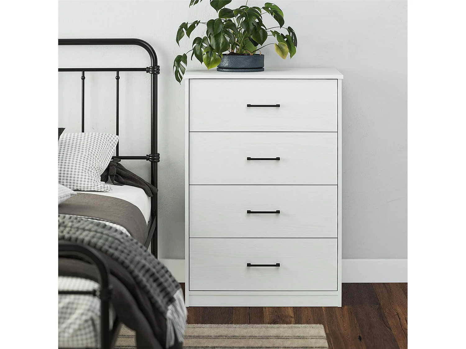 BrEZ | Commode met 4 Laden in Wit