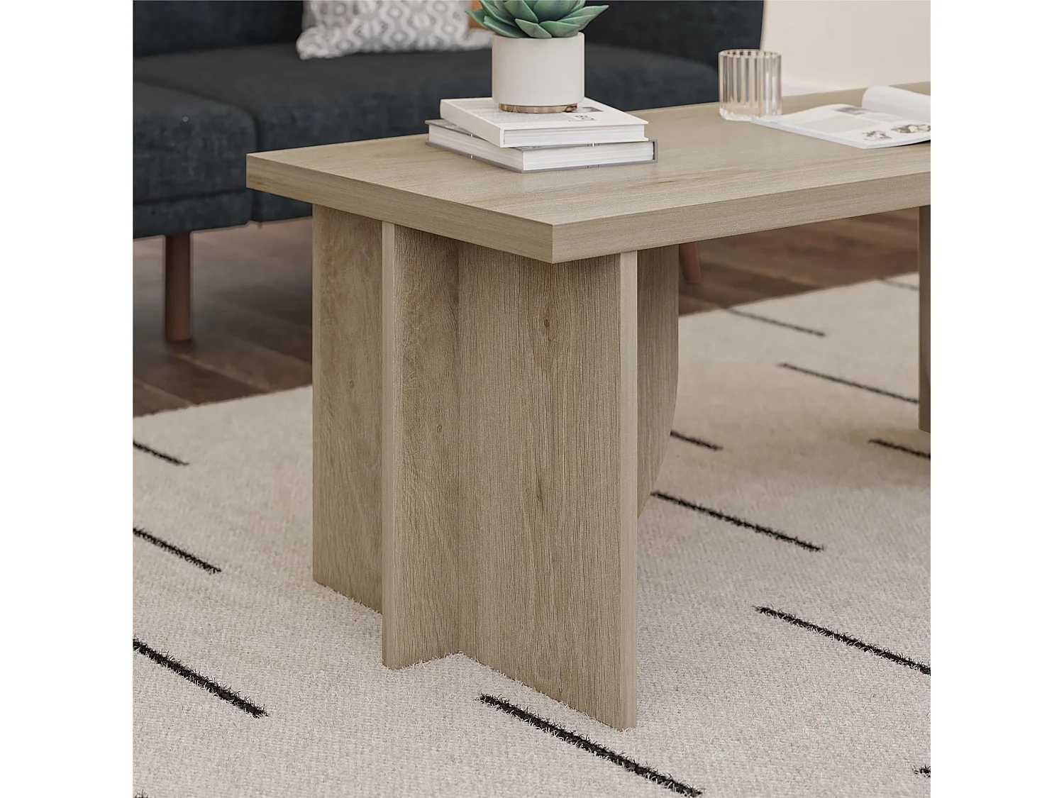 Voler | Couchtisch in Heller Eichenoptik