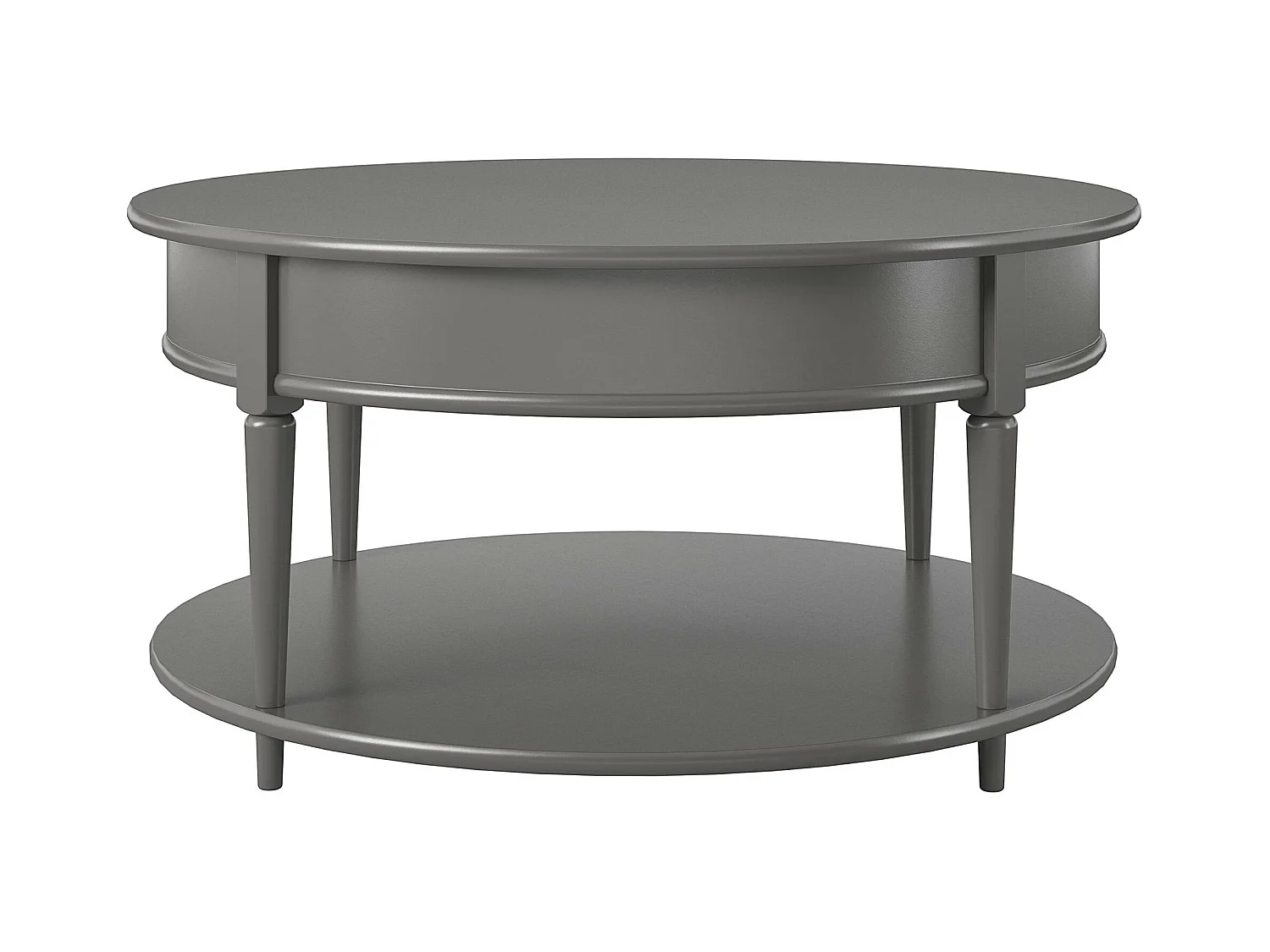 Aurora | Salontafel met 1 Plank in Grijs MDF