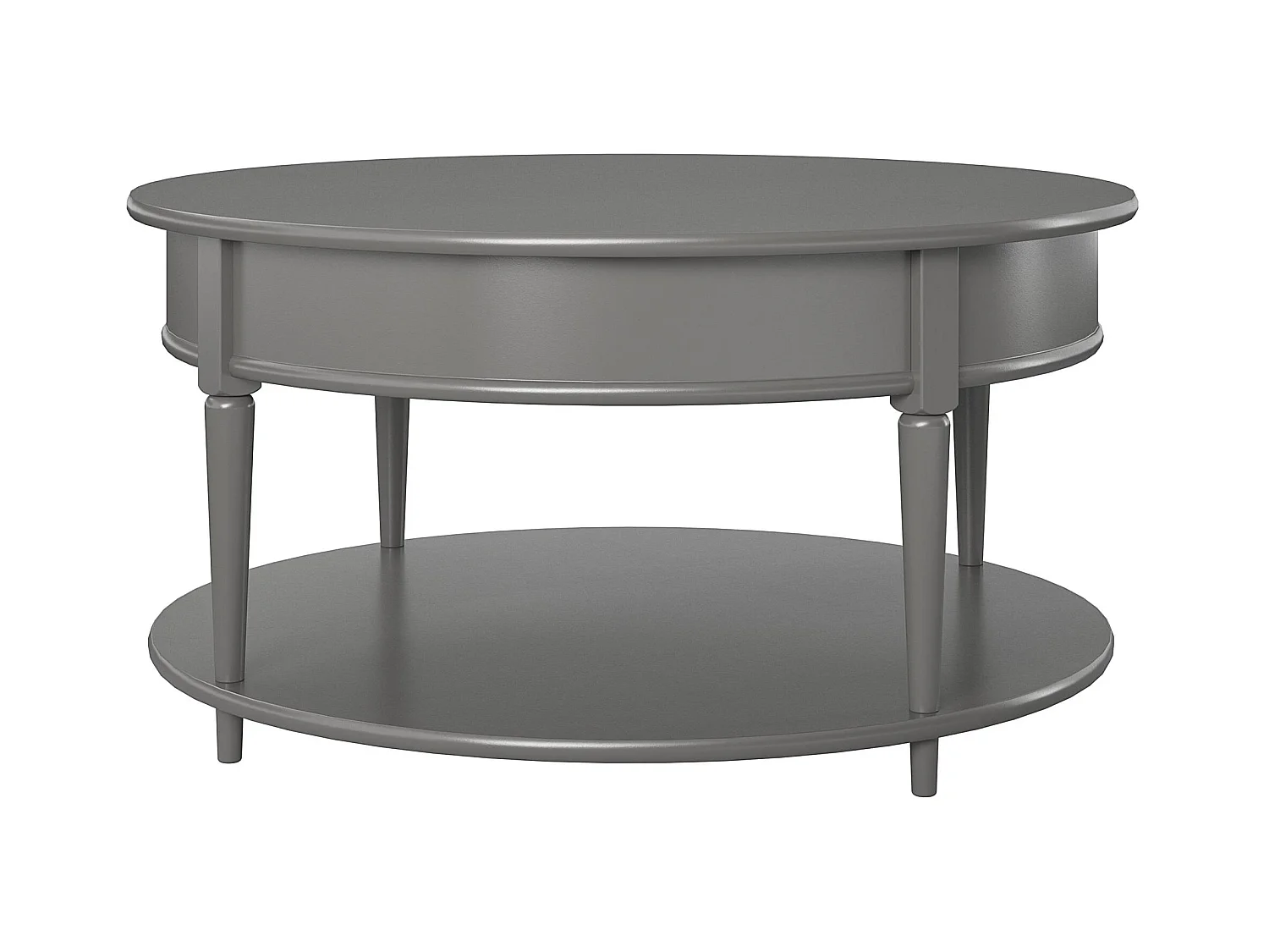 Aurora | Salontafel met 1 Plank in Grijs MDF