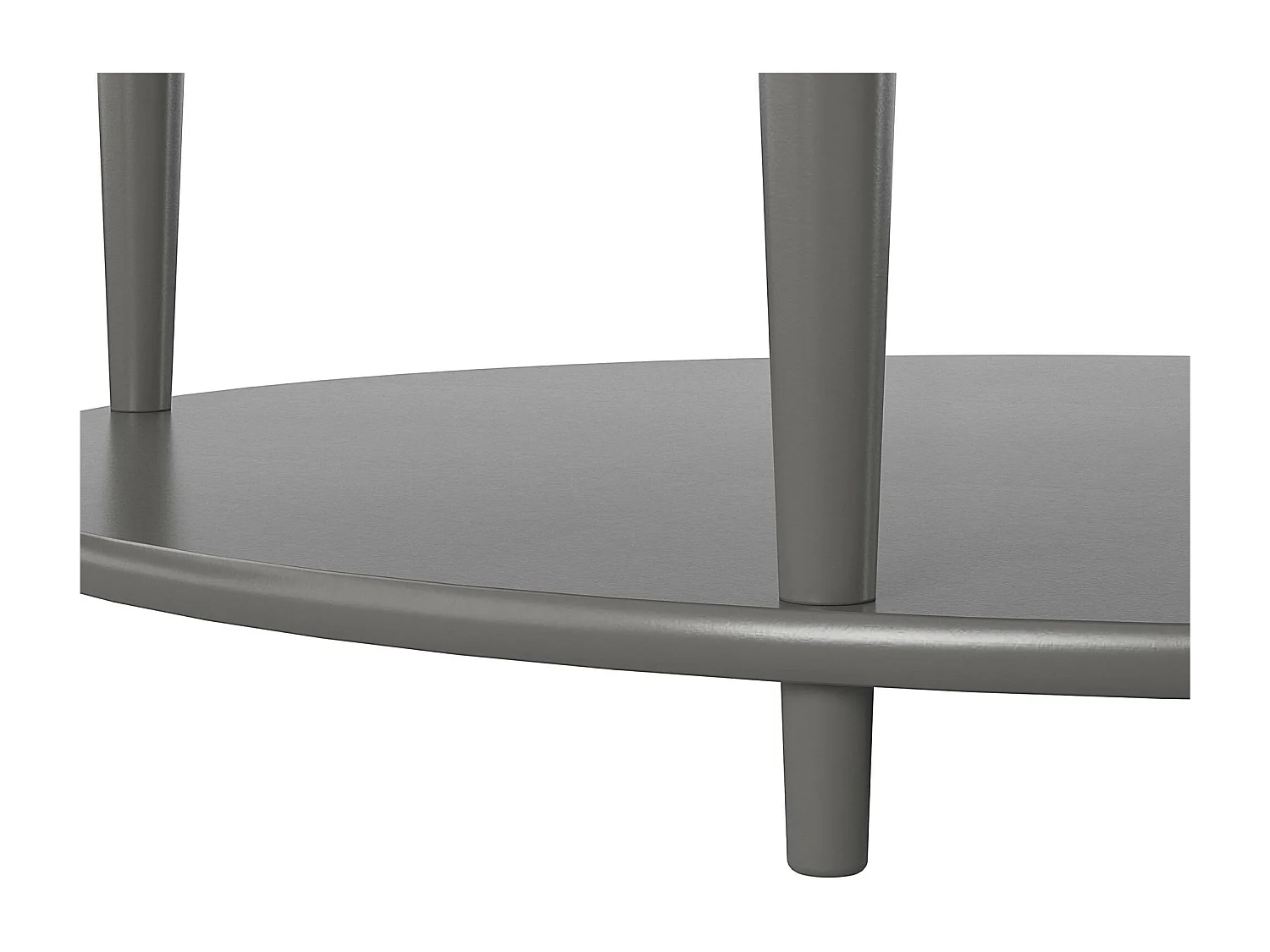 Aurora | Table basse avec 1 étagère en MDF gris