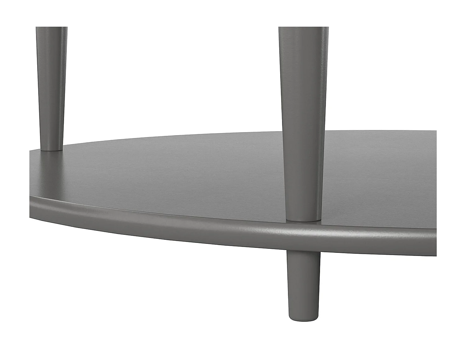 Aurora | Table basse avec 1 étagère en MDF gris