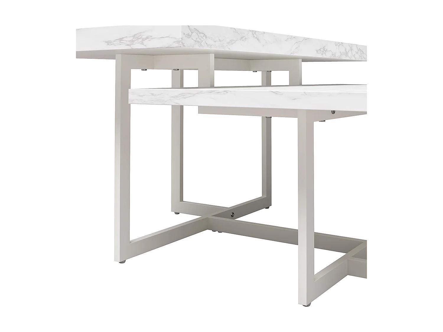 Brielle | Salontafel in Wit Marmerlook