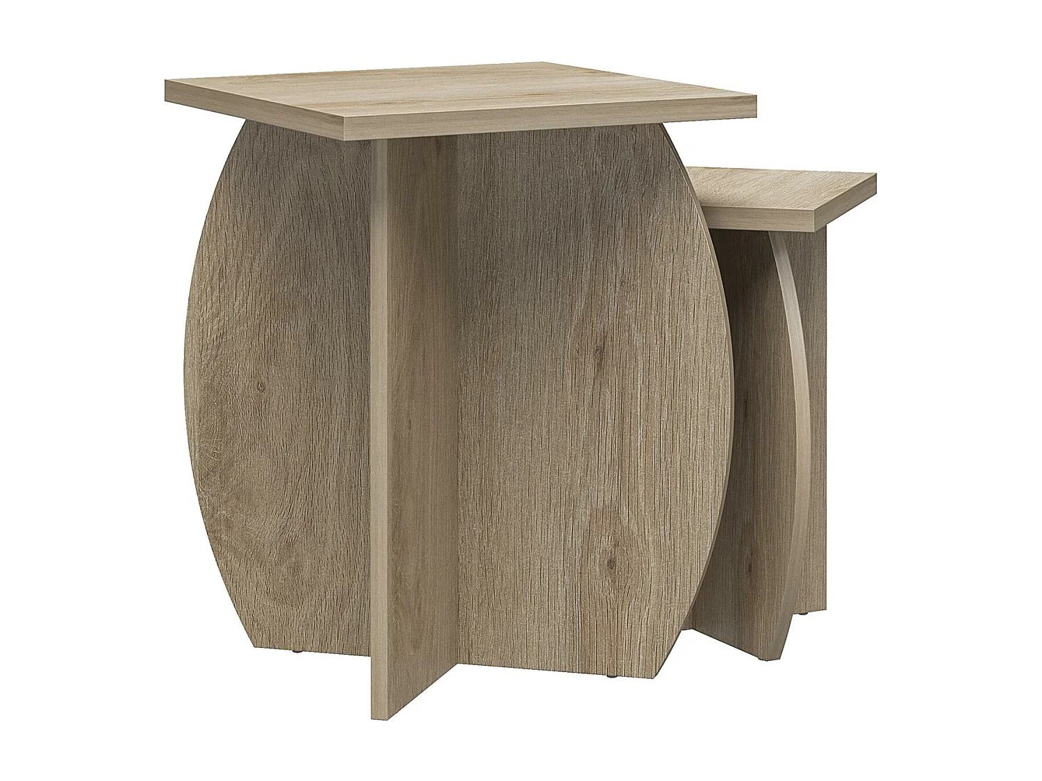 Voler | 2er-Set Endtische aus Eiche