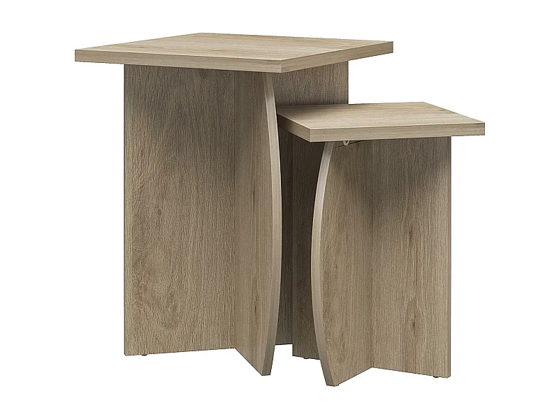 Voler | 2er-Set Endtische aus Eiche