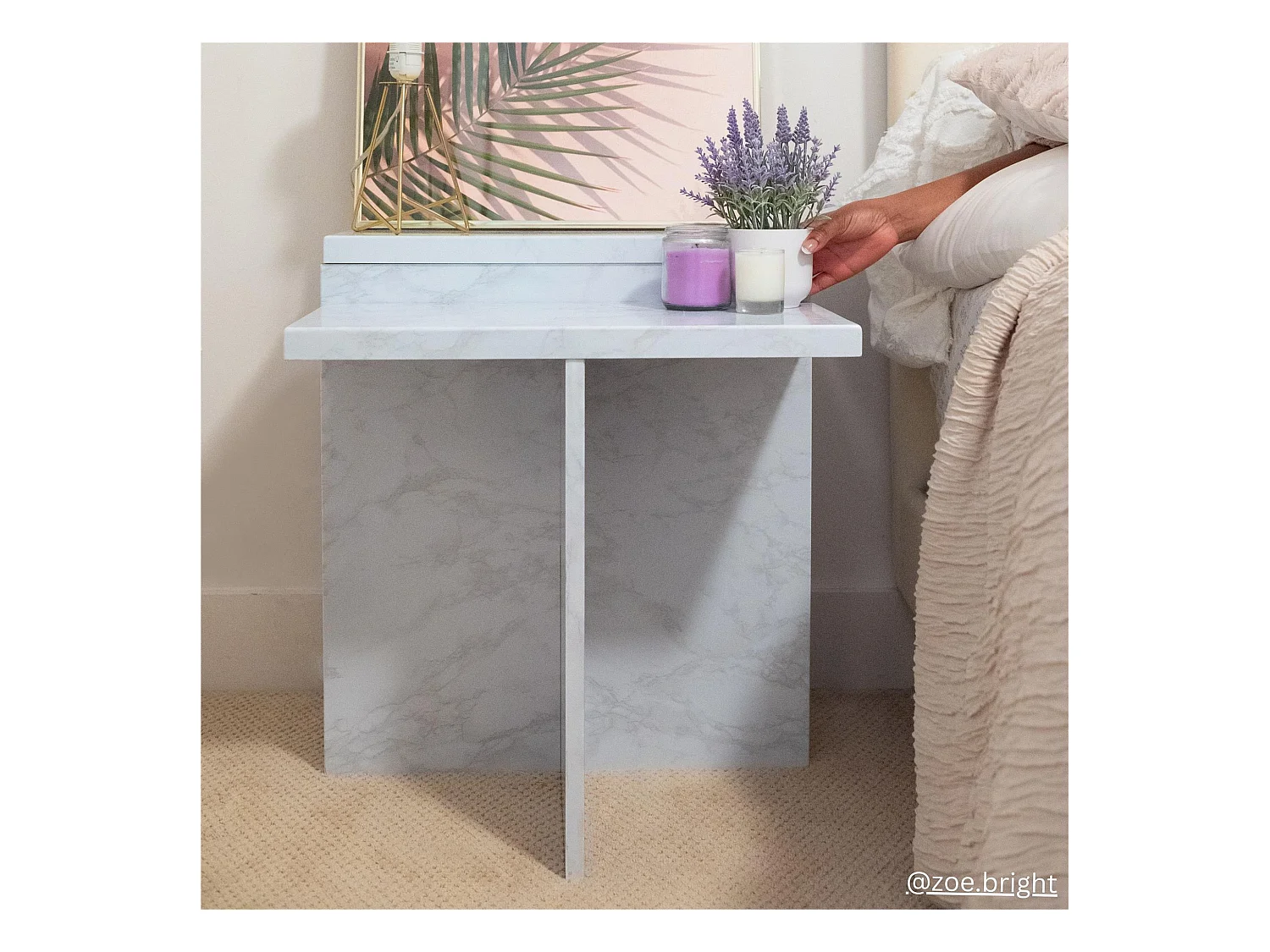 Brielle | Salontafel in Wit Marmerlook