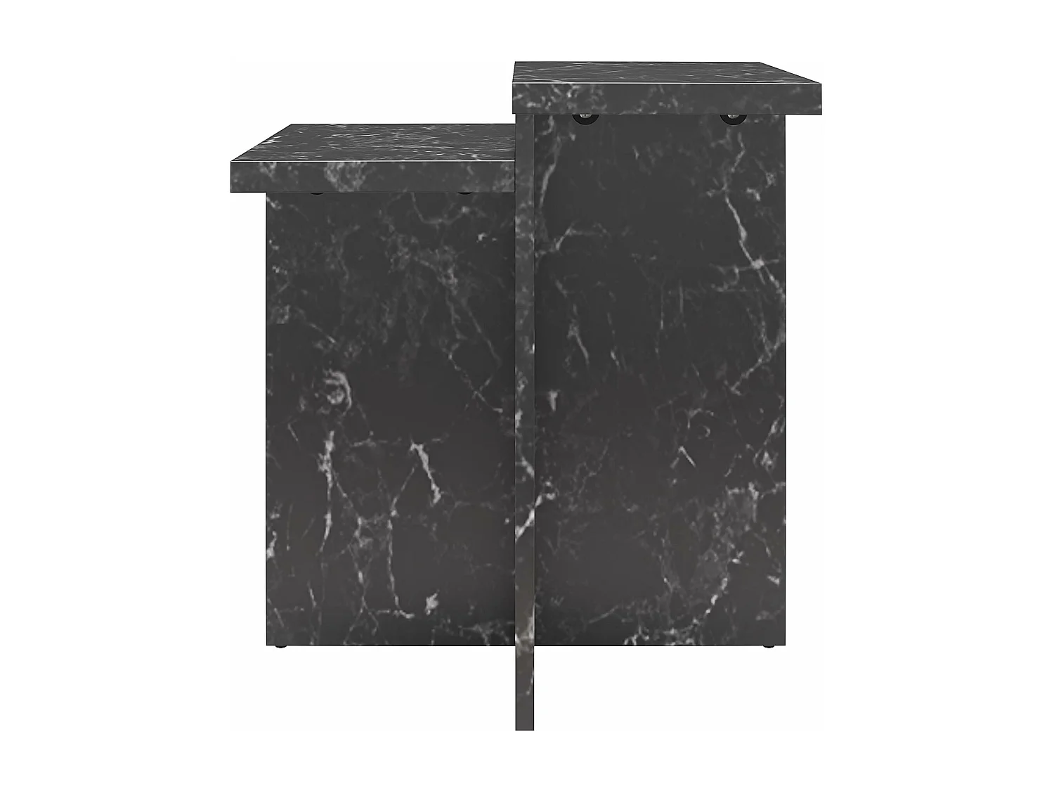 Brielle | Table basse en aspect marbre noir