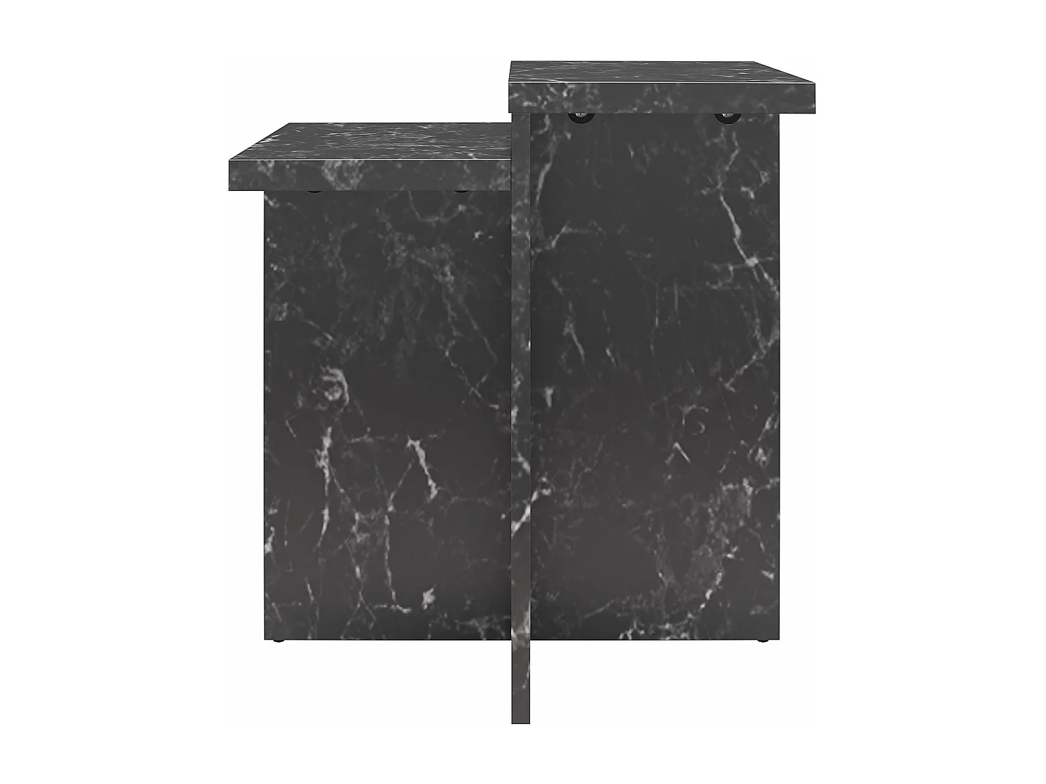 Brielle | Table basse en aspect marbre noir