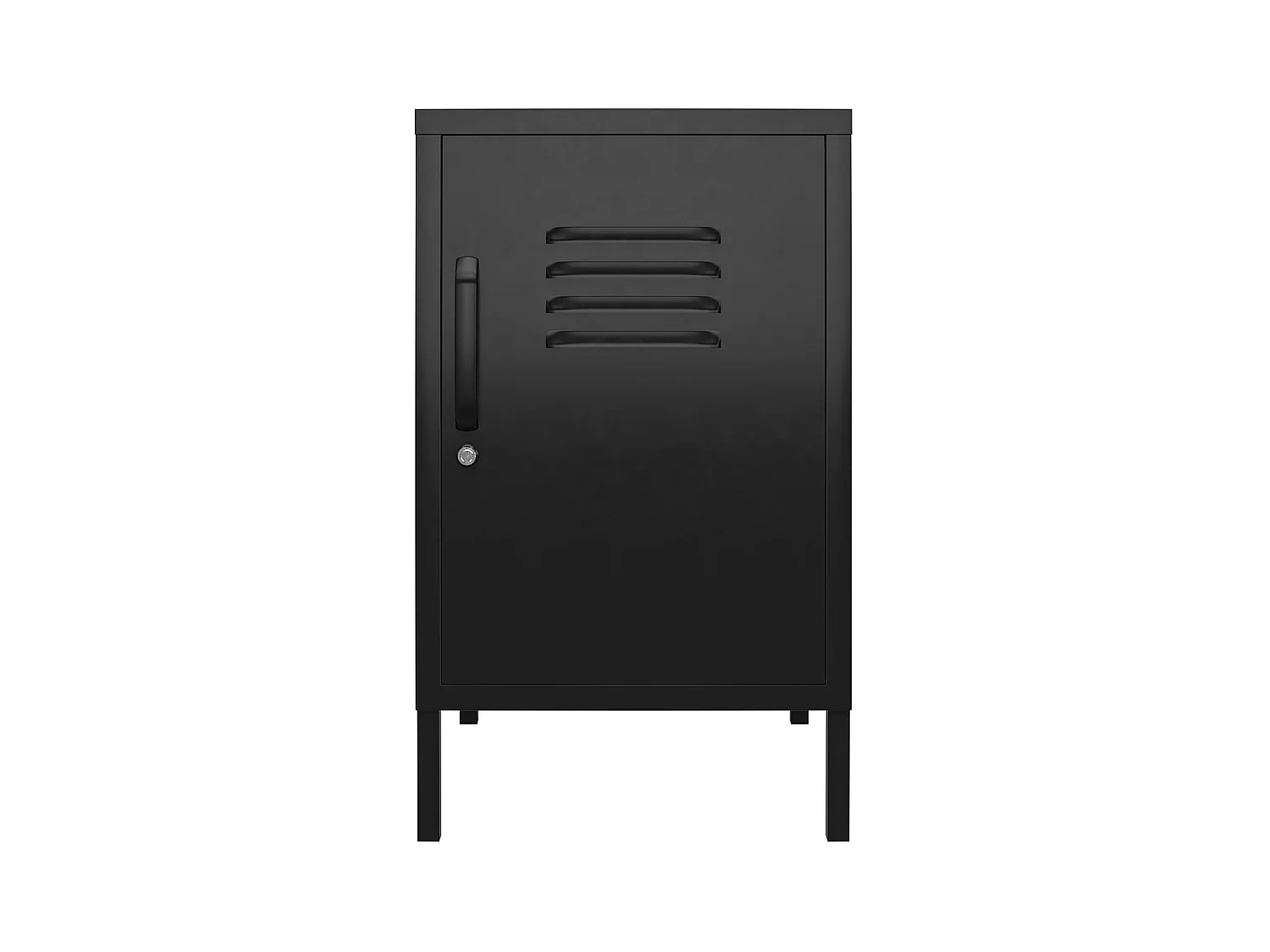 Mission District | Table d'appoint avec 1 porte Métal noir