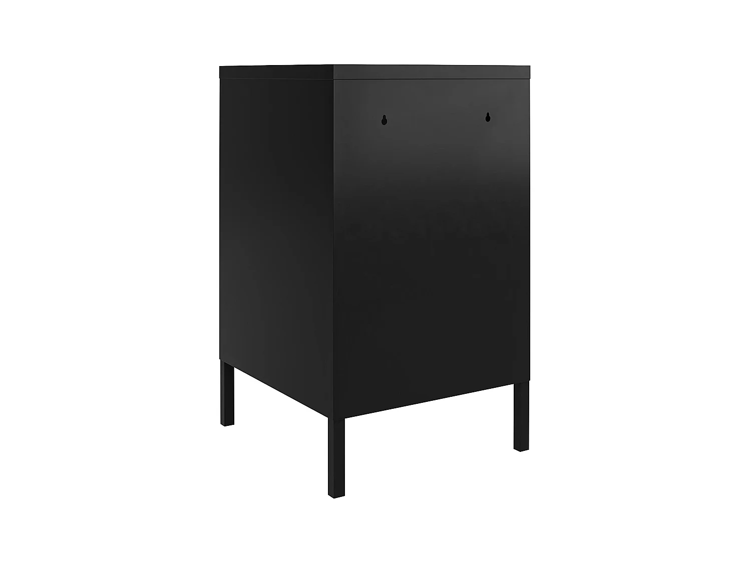 Mission District | Table d'appoint avec 1 porte Métal noir