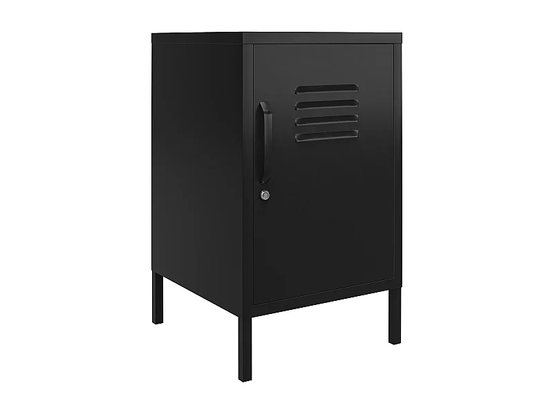 Mission District | Table d'appoint avec 1 porte Métal noir