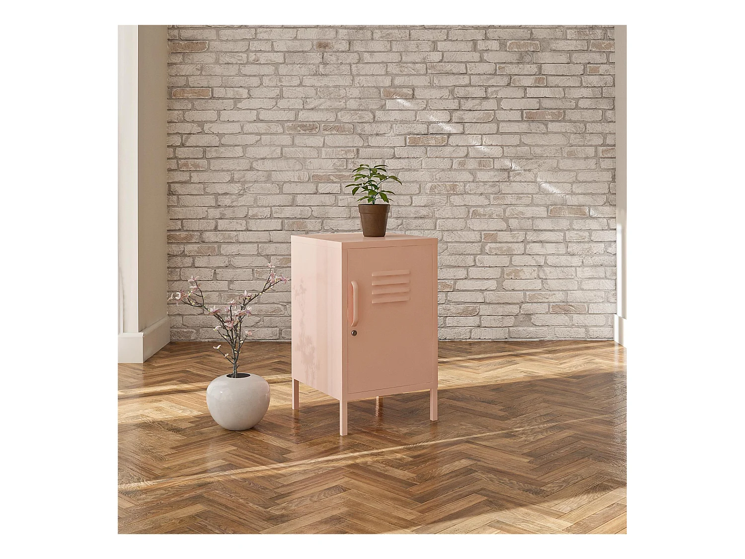 Brielle | Mesa de centro com efeito de mármore branco