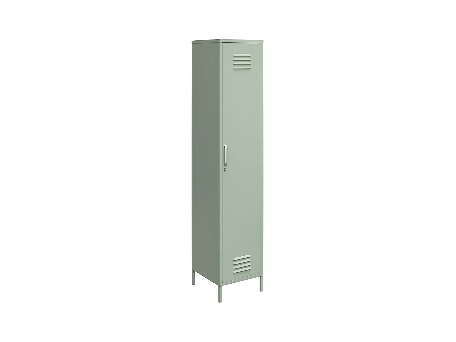 Mission District | Armoire vestiaire à 1 porte en métal vert