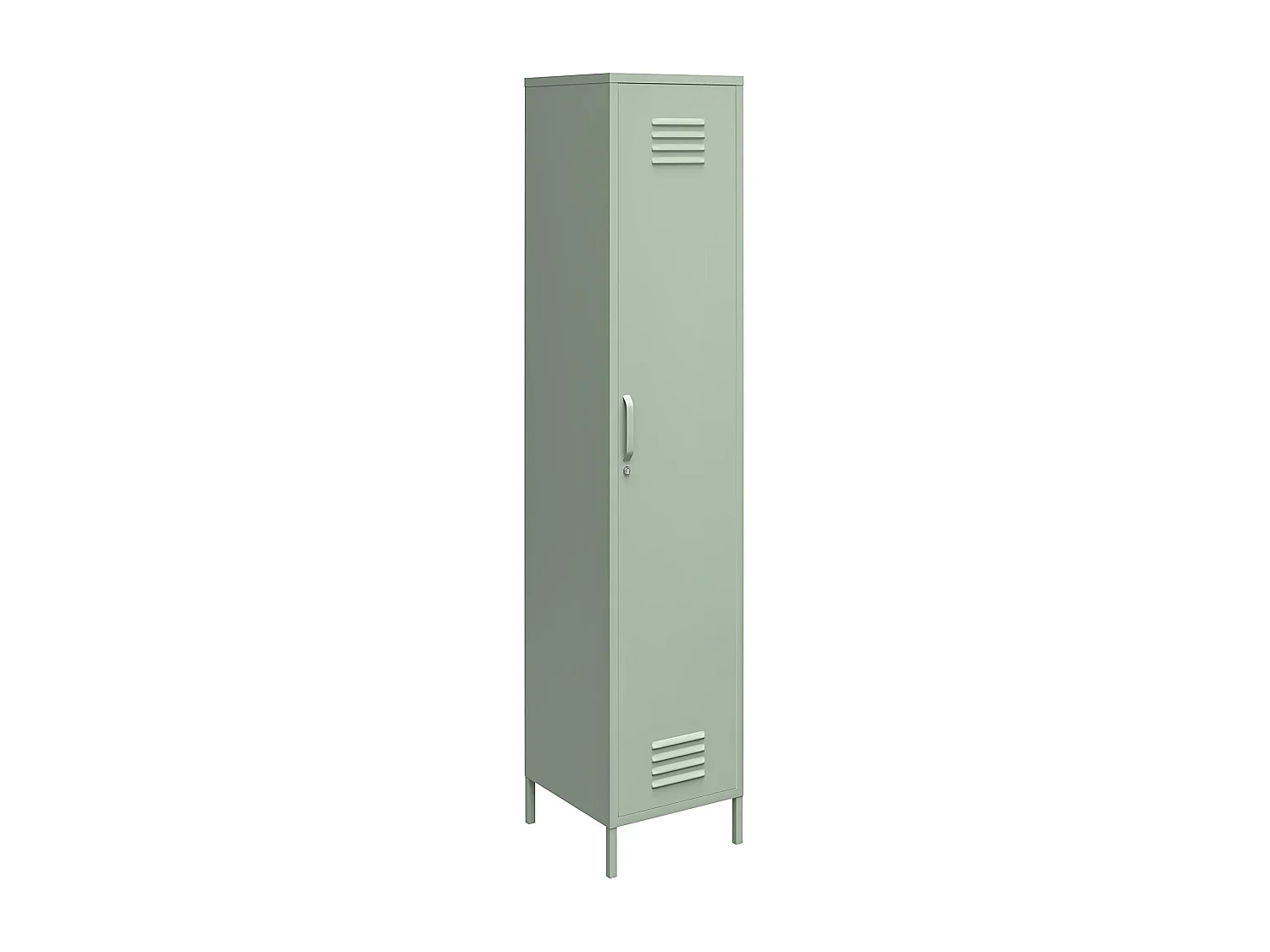 Mission District | Armoire vestiaire à 1 porte en métal vert