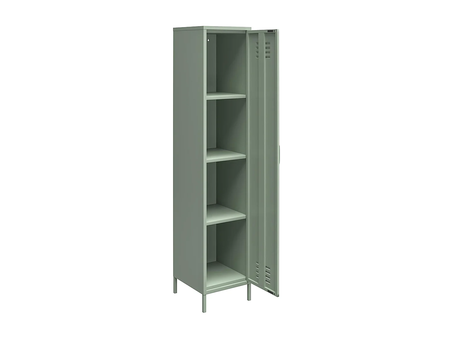 Mission District | Armoire vestiaire à 1 porte en métal vert