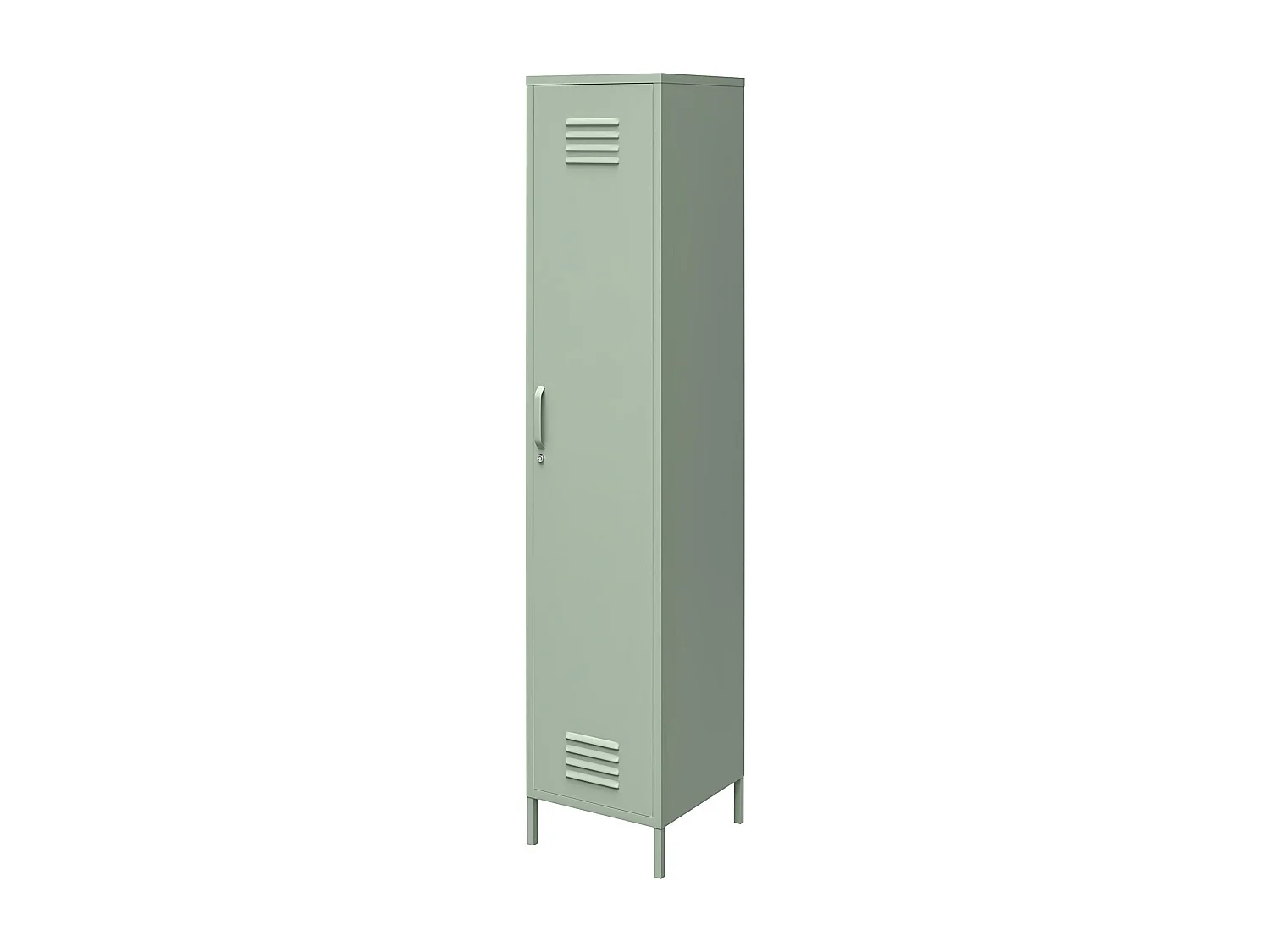 Mission District | Armoire vestiaire à 1 porte en métal vert