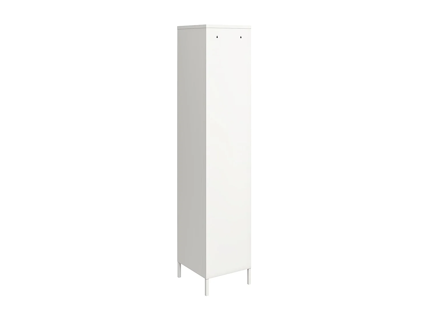 Mission District | Armoire vestiaire à 1 porte en métal blanc
