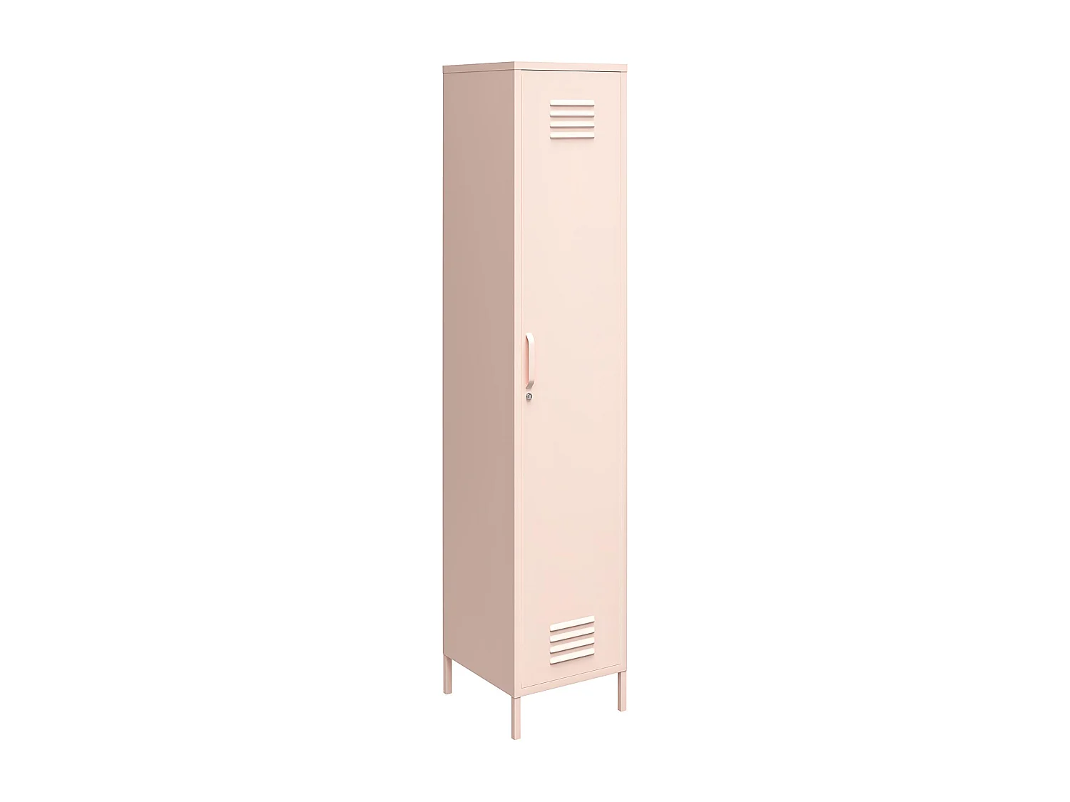 Mission District | Armoire vestiaire à 1 porte en métal rose