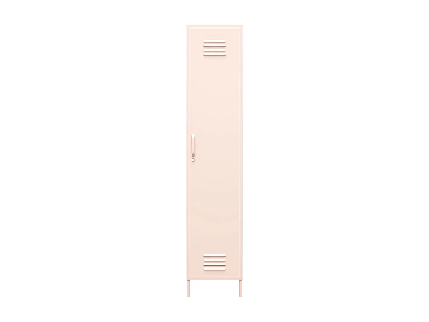 Mission District | Armoire vestiaire à 1 porte en métal rose