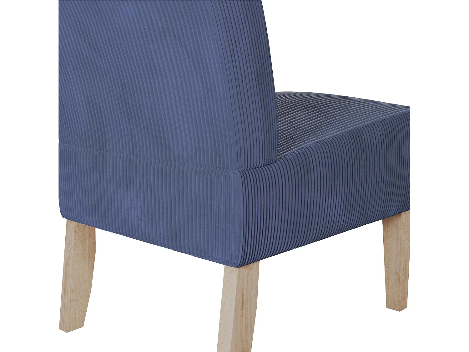 Hazen | Loungestoel in Marineblauwe Stof