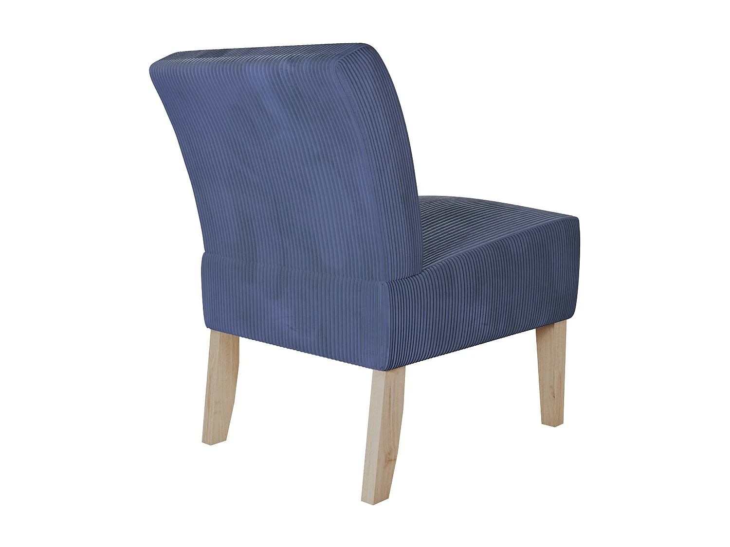 Hazen | Loungestoel in Marineblauwe Stof