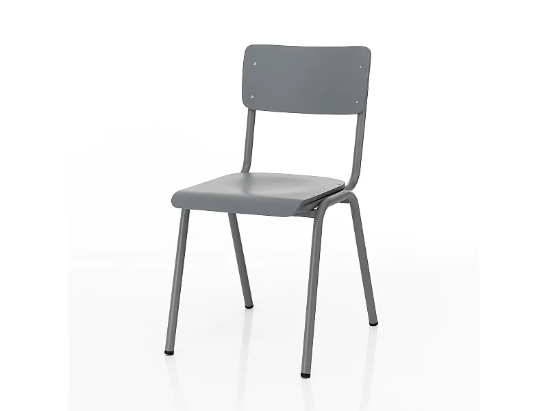 Lot de 4 chaises MURPHY GREY