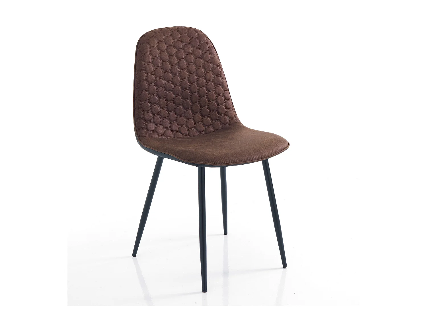 Lot de 4 chaises SALT BROWN
