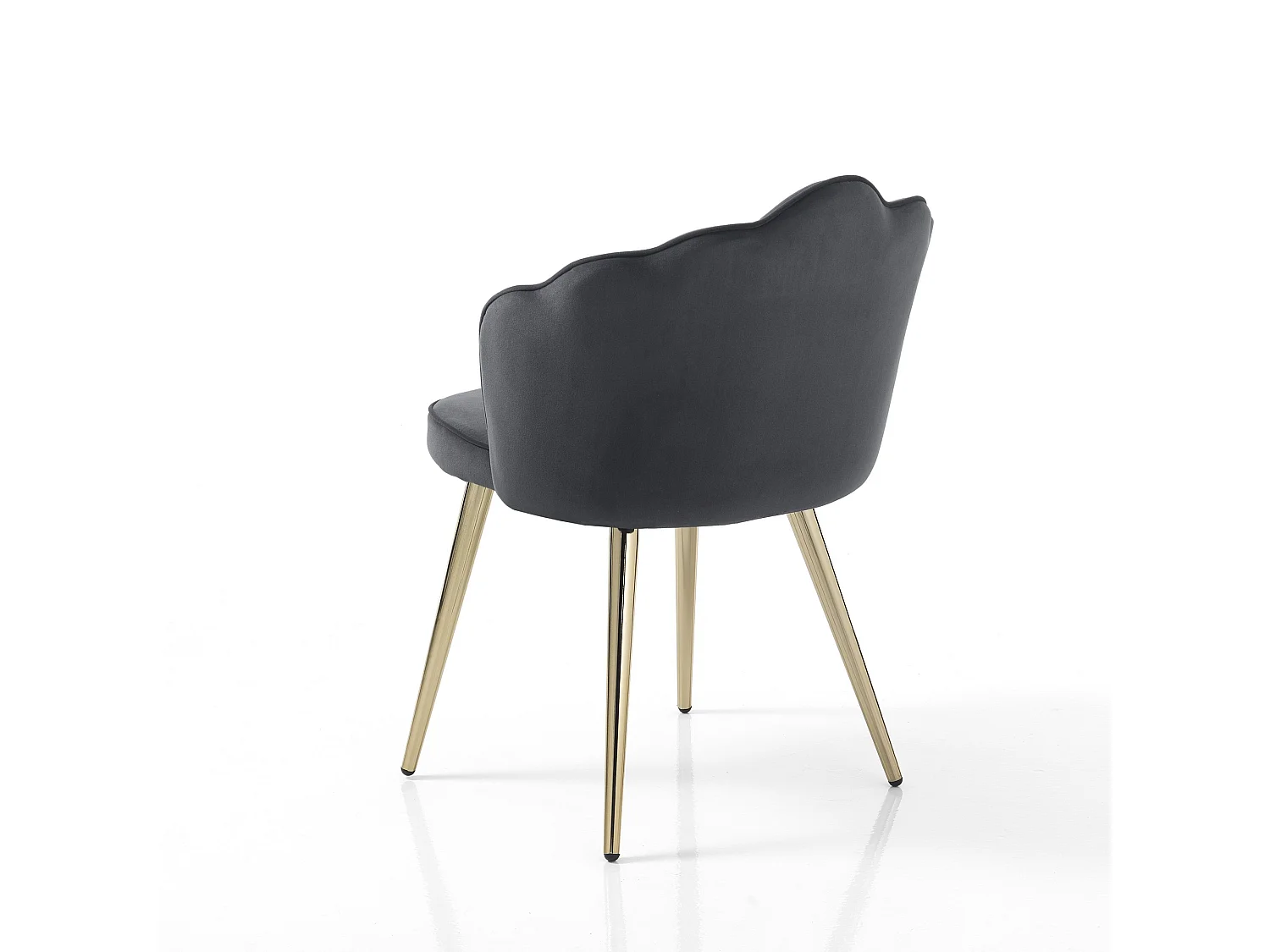 Lot de 4 chaises LINNY GREY