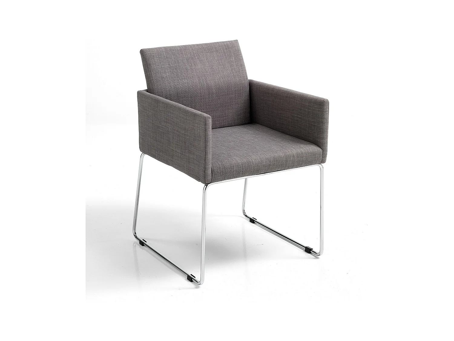 Lot de 2 chaises tapissée GARLAND GREY