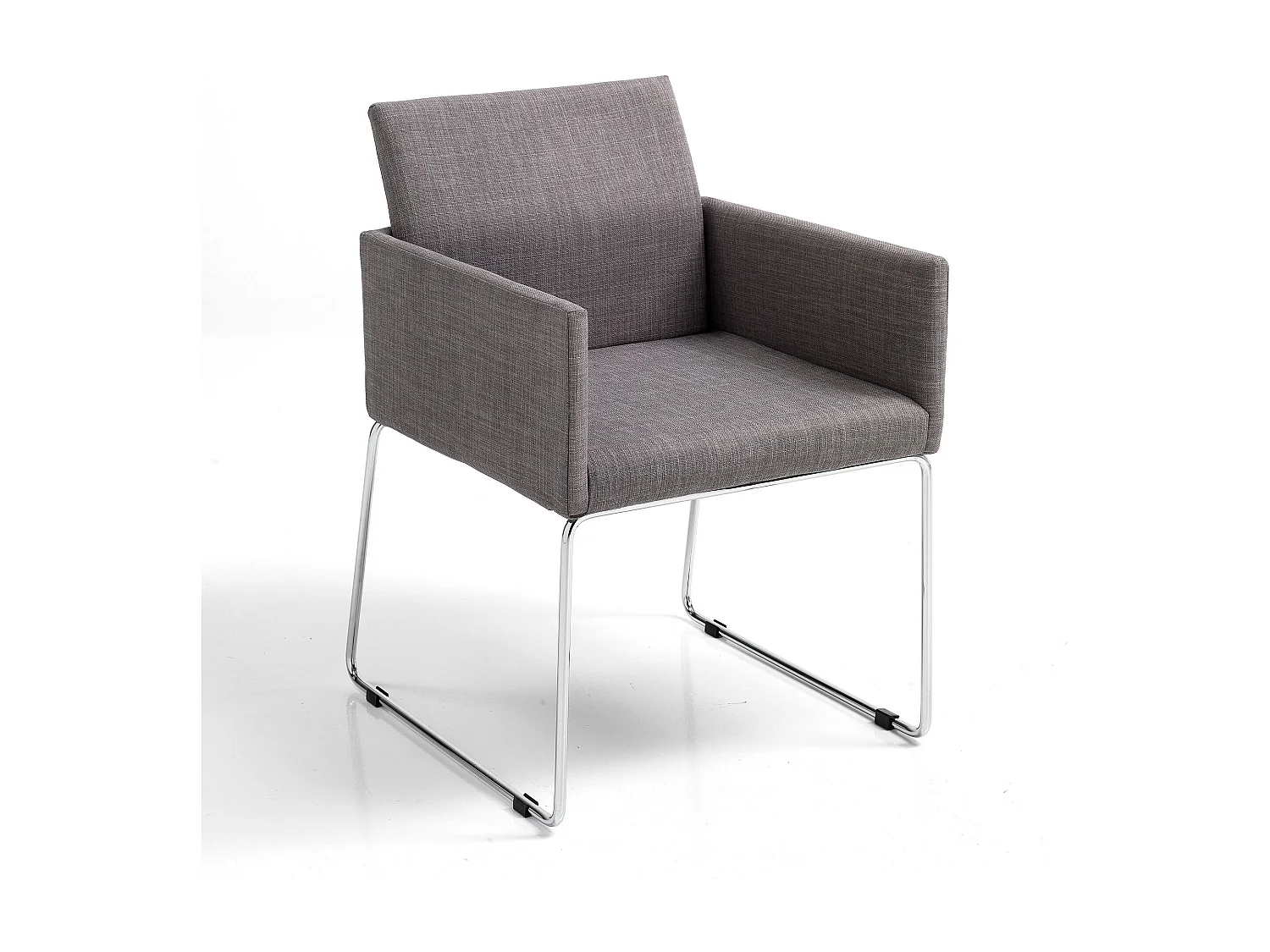 Lot de 2 chaises tapissée GARLAND GREY