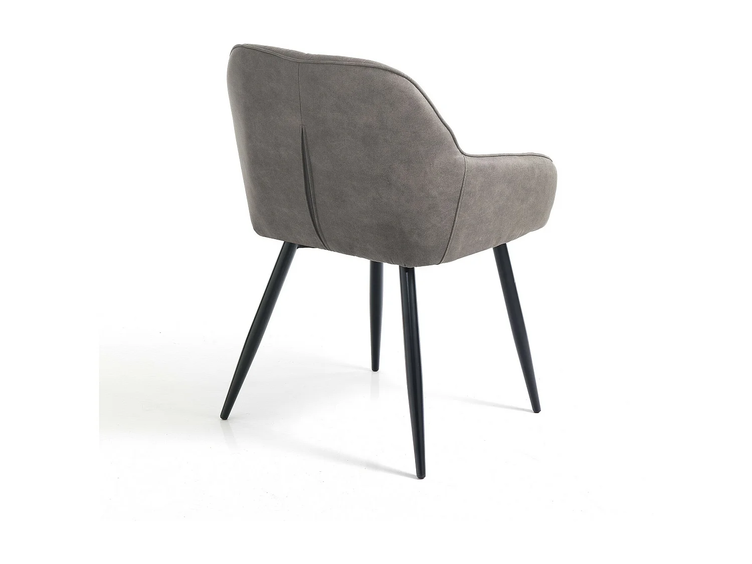 Lot de 2 chaises tapissée QUEEN GREY