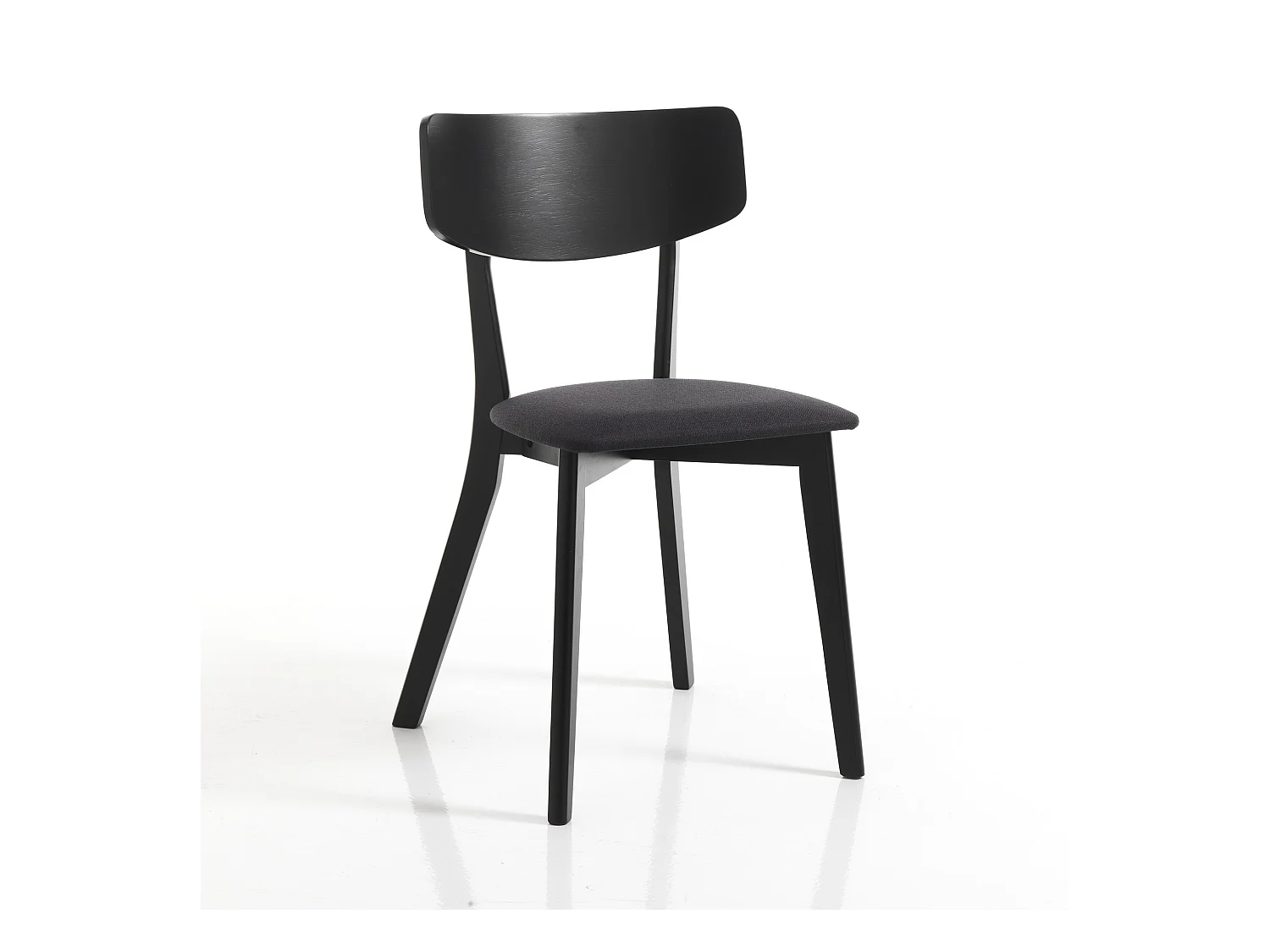Lot de 2 chaises TOKYO BLACK
