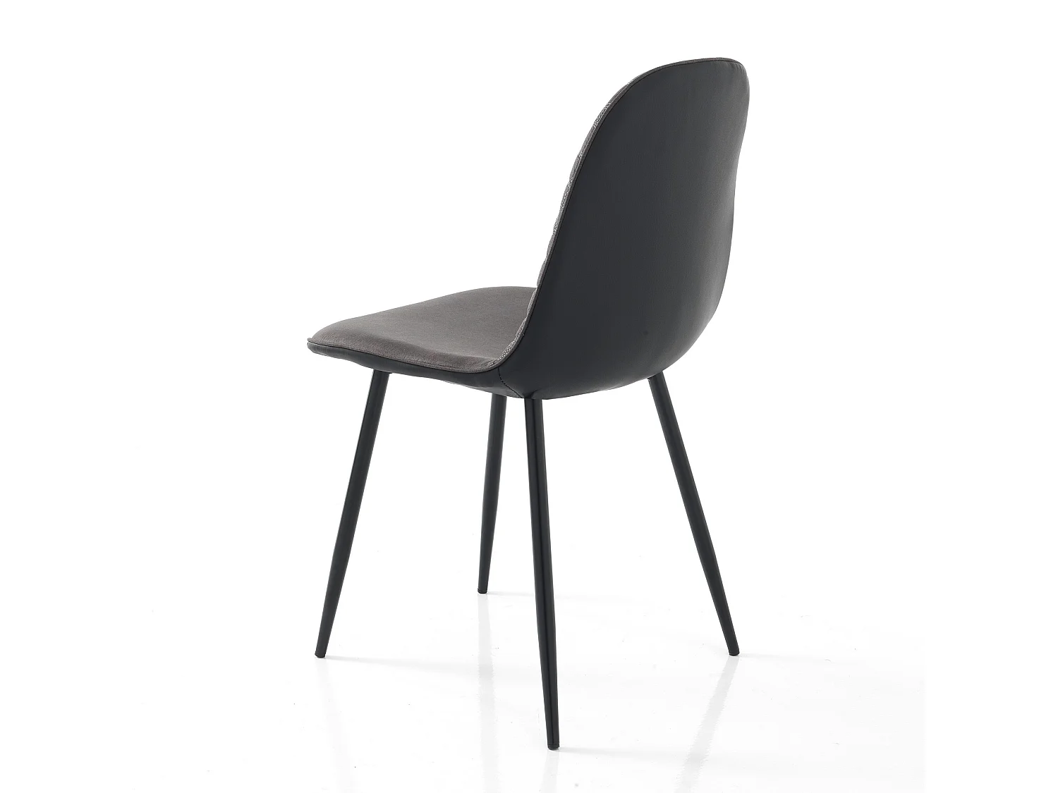 Lot de 4 chaises GRIS SALÉ