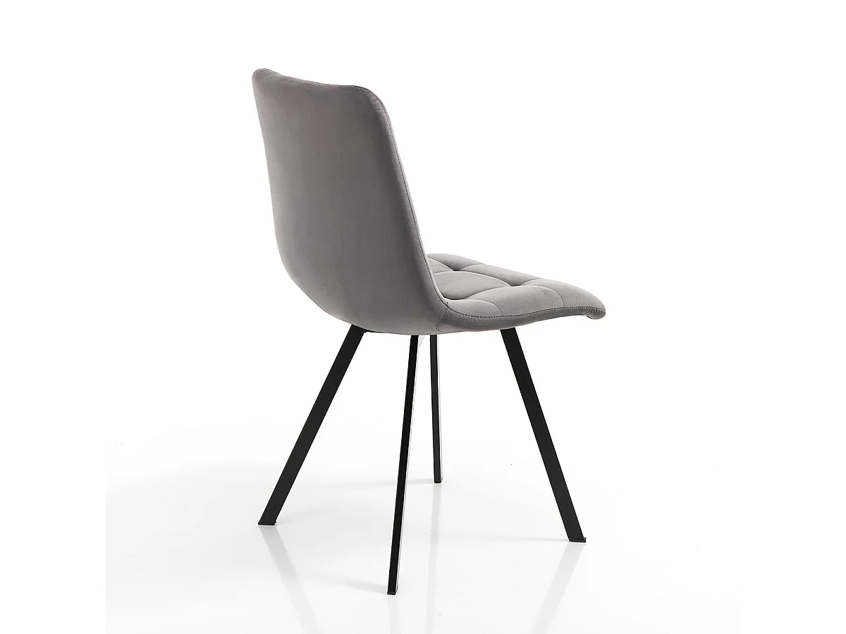 Lot de 4 chaises AMELIE GREY