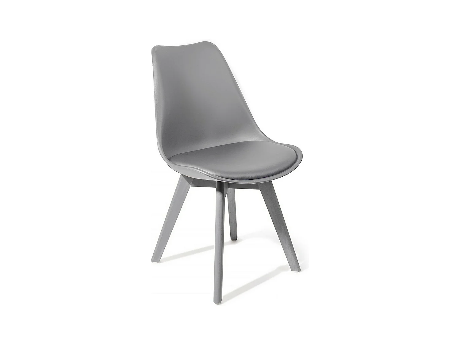 Lot de 4 chaises SMART FULL GREY