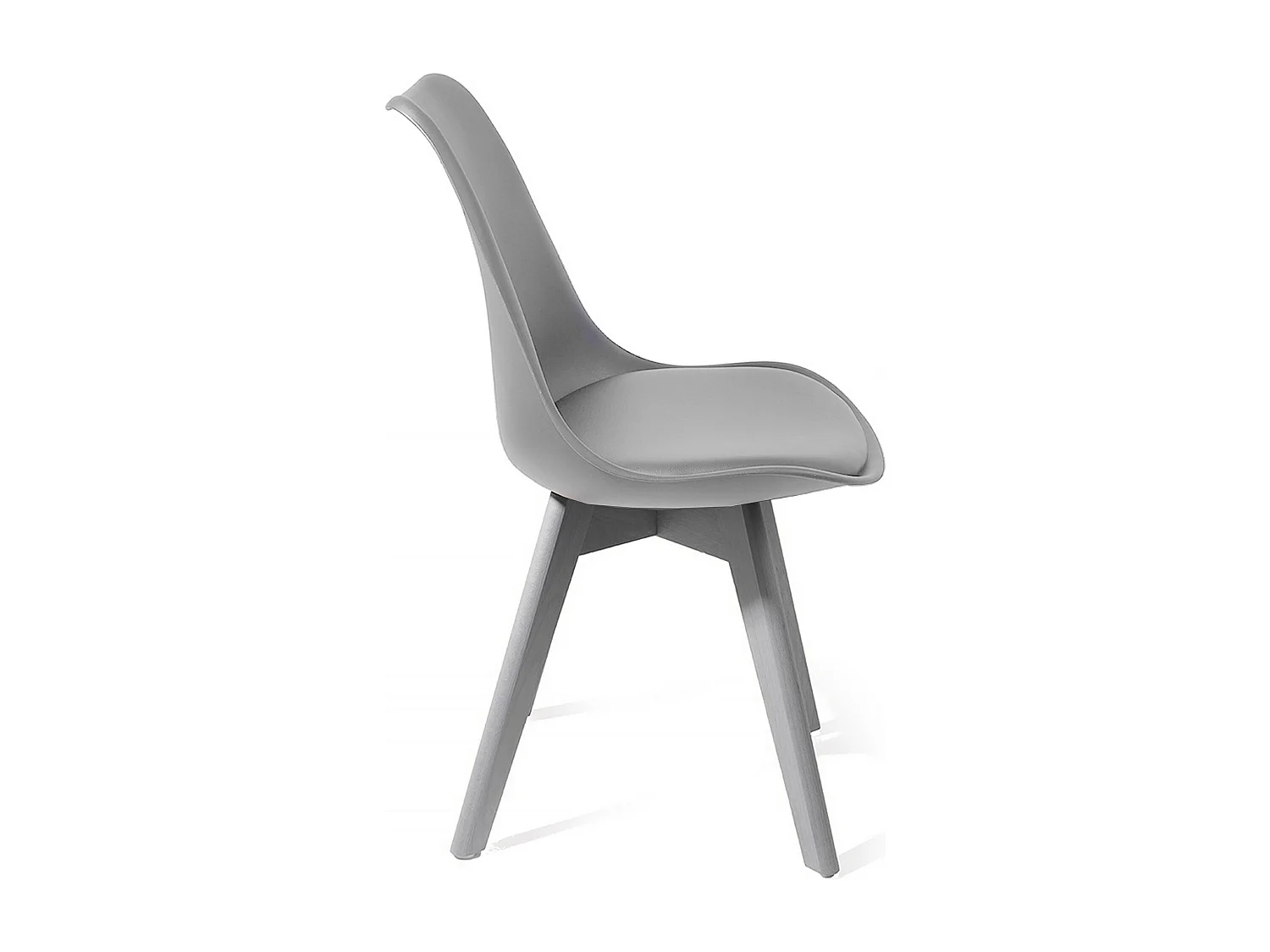 Set di 4 sedie SMART FULL GREY