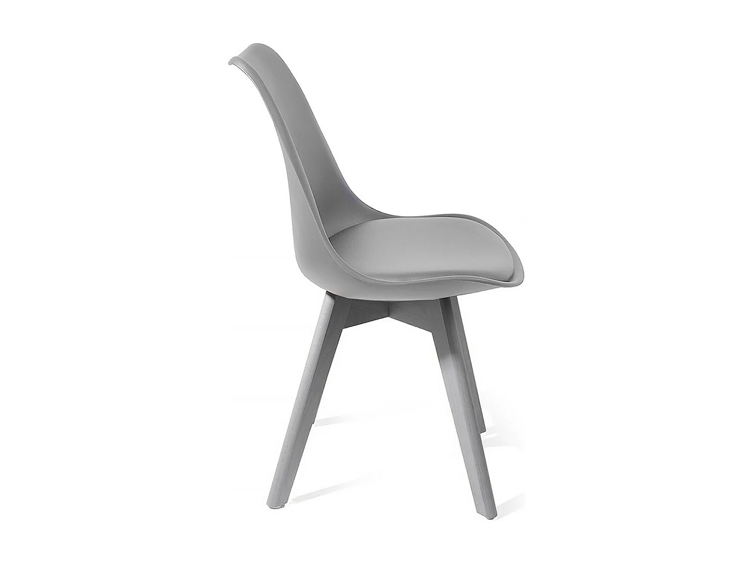 Set di 4 sedie SMART FULL GREY
