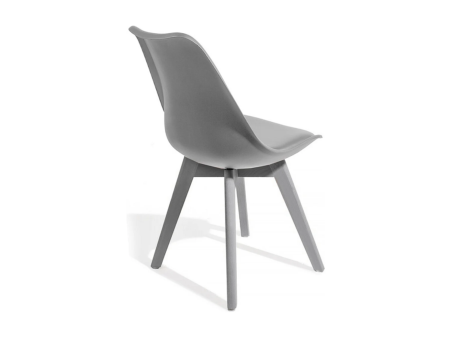 Set di 4 sedie SMART FULL GREY