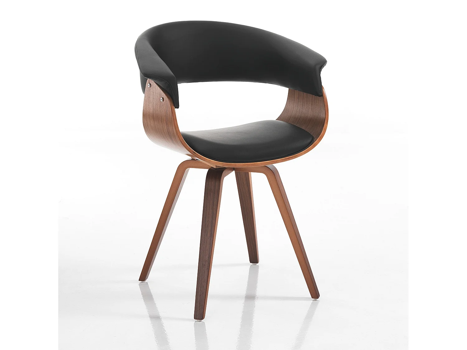 chaise MICHIGAN DARK WOOD