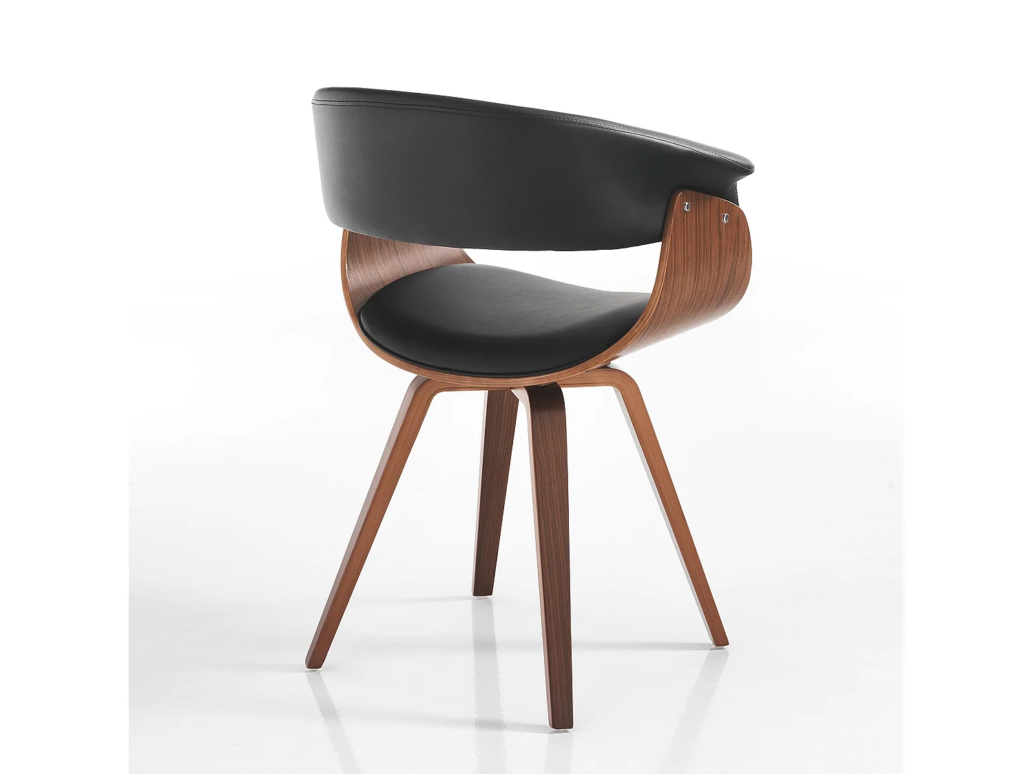 chaise MICHIGAN DARK WOOD