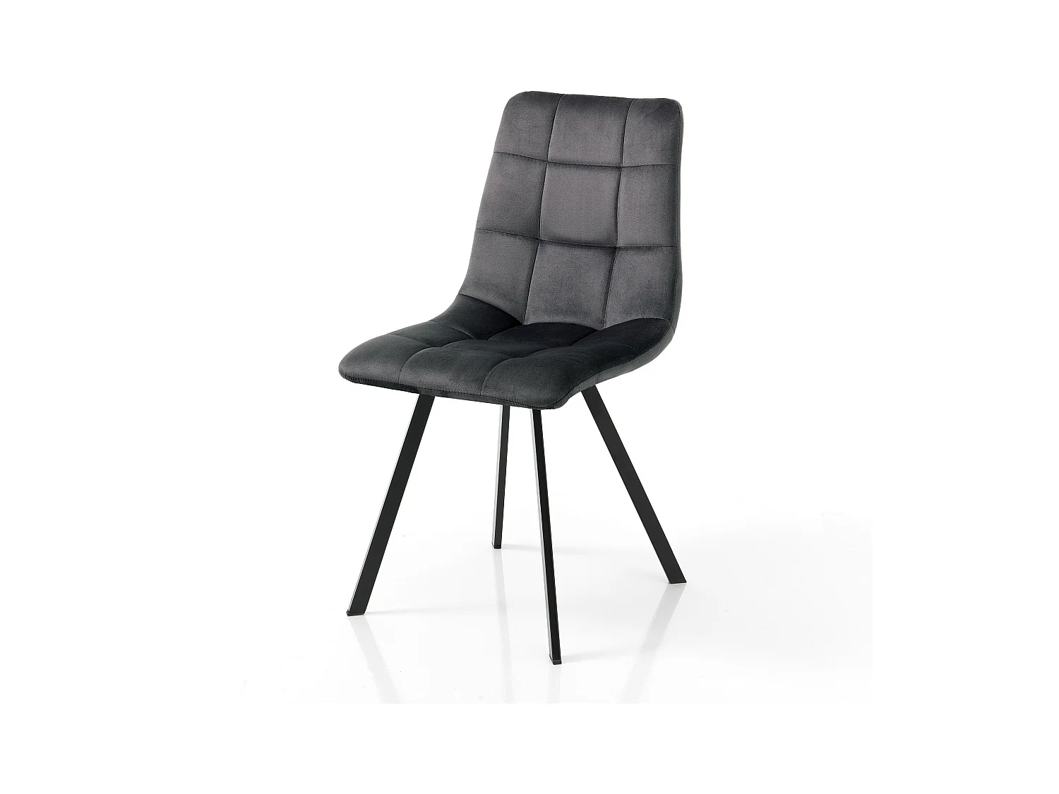 Lot de 4 chaises AMELIE BLACK