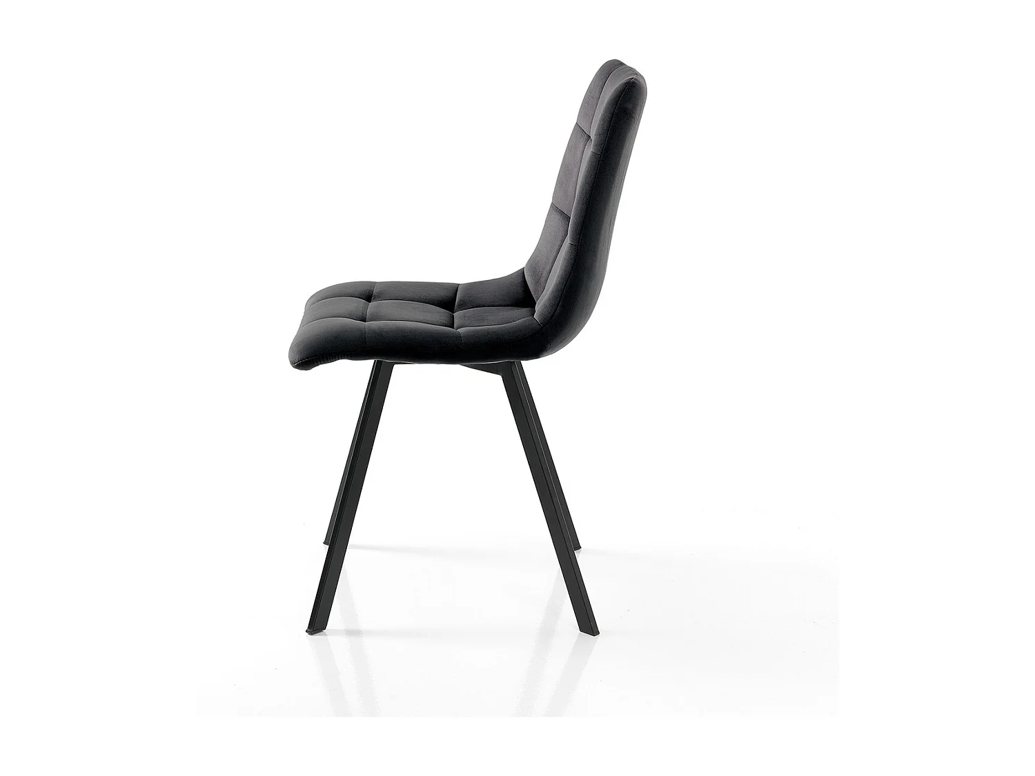 Set di 4 sedie AMELIE BLACK