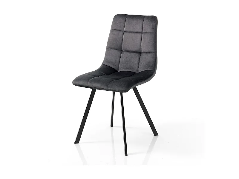 Set di 4 sedie AMELIE BLACK