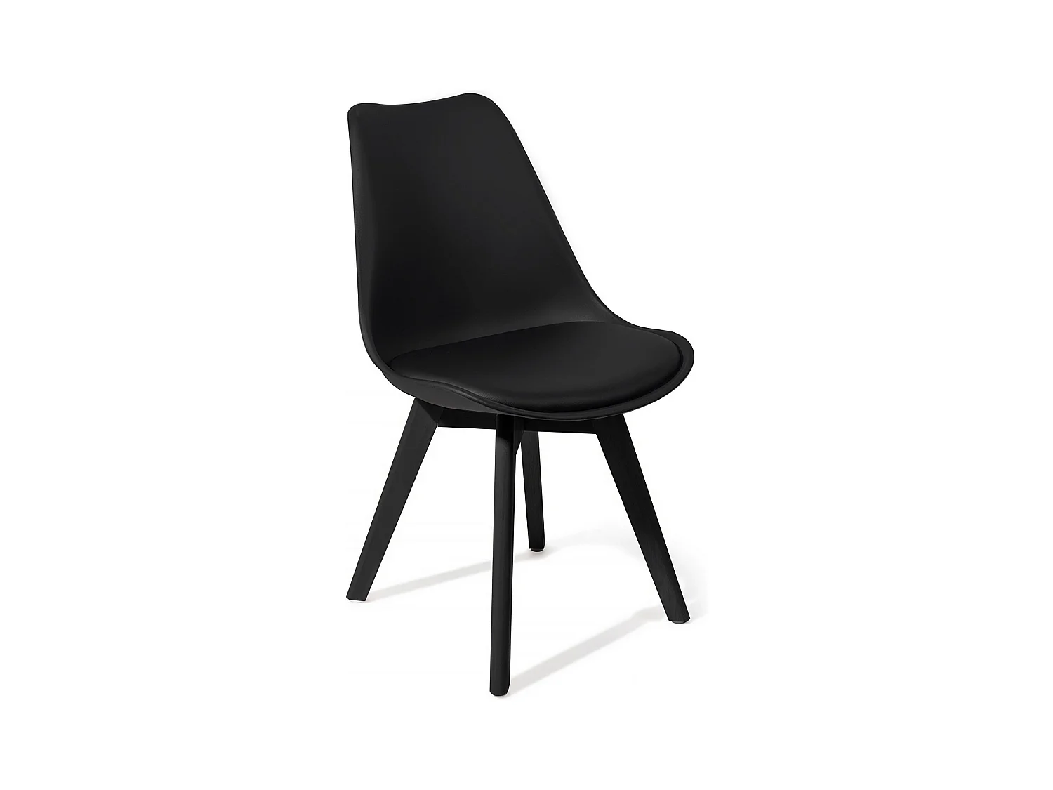Lot de 4 chaises SMART FULL BLACK
