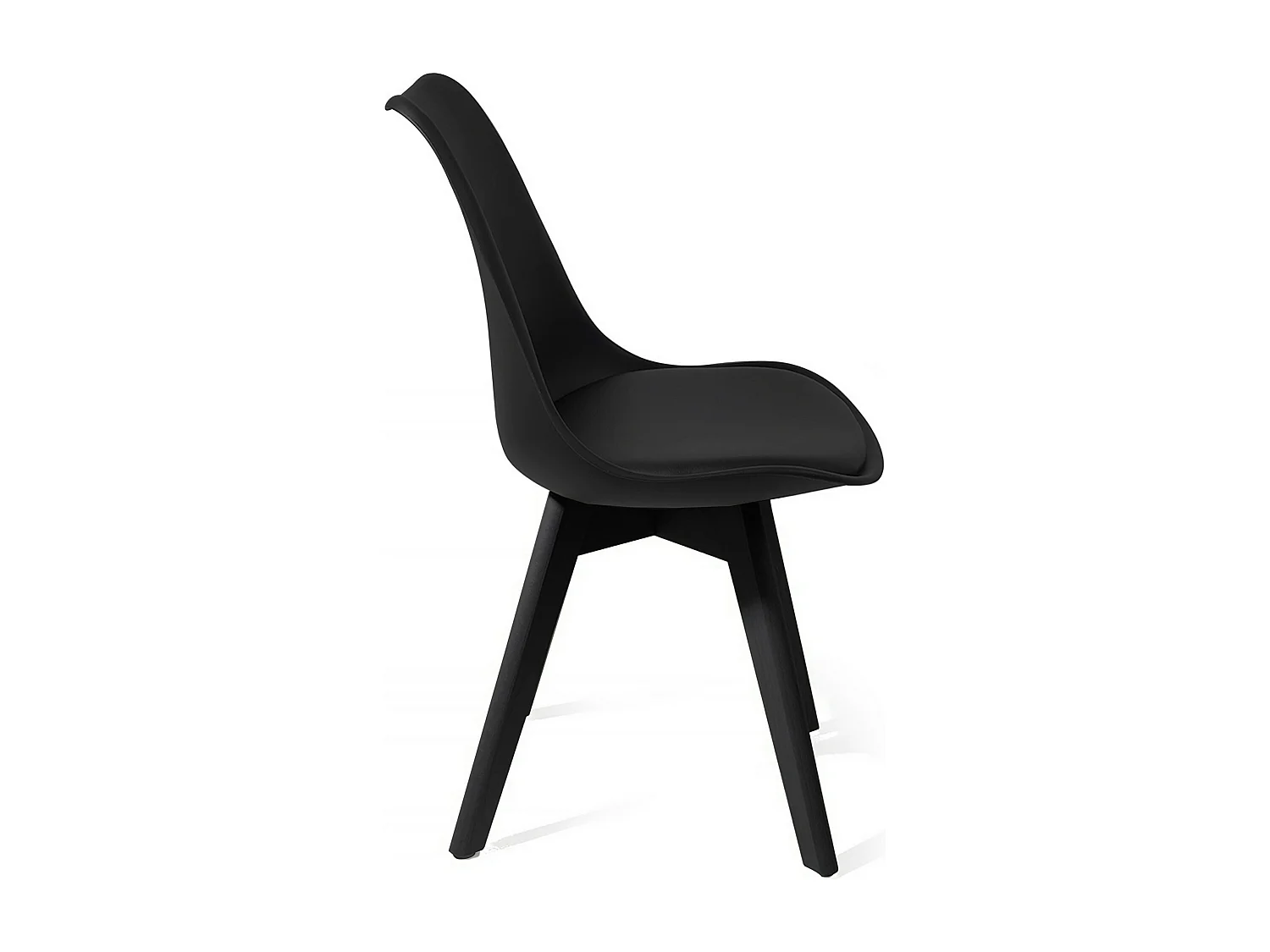 Set di 4 sedie SMART FULL BLACK