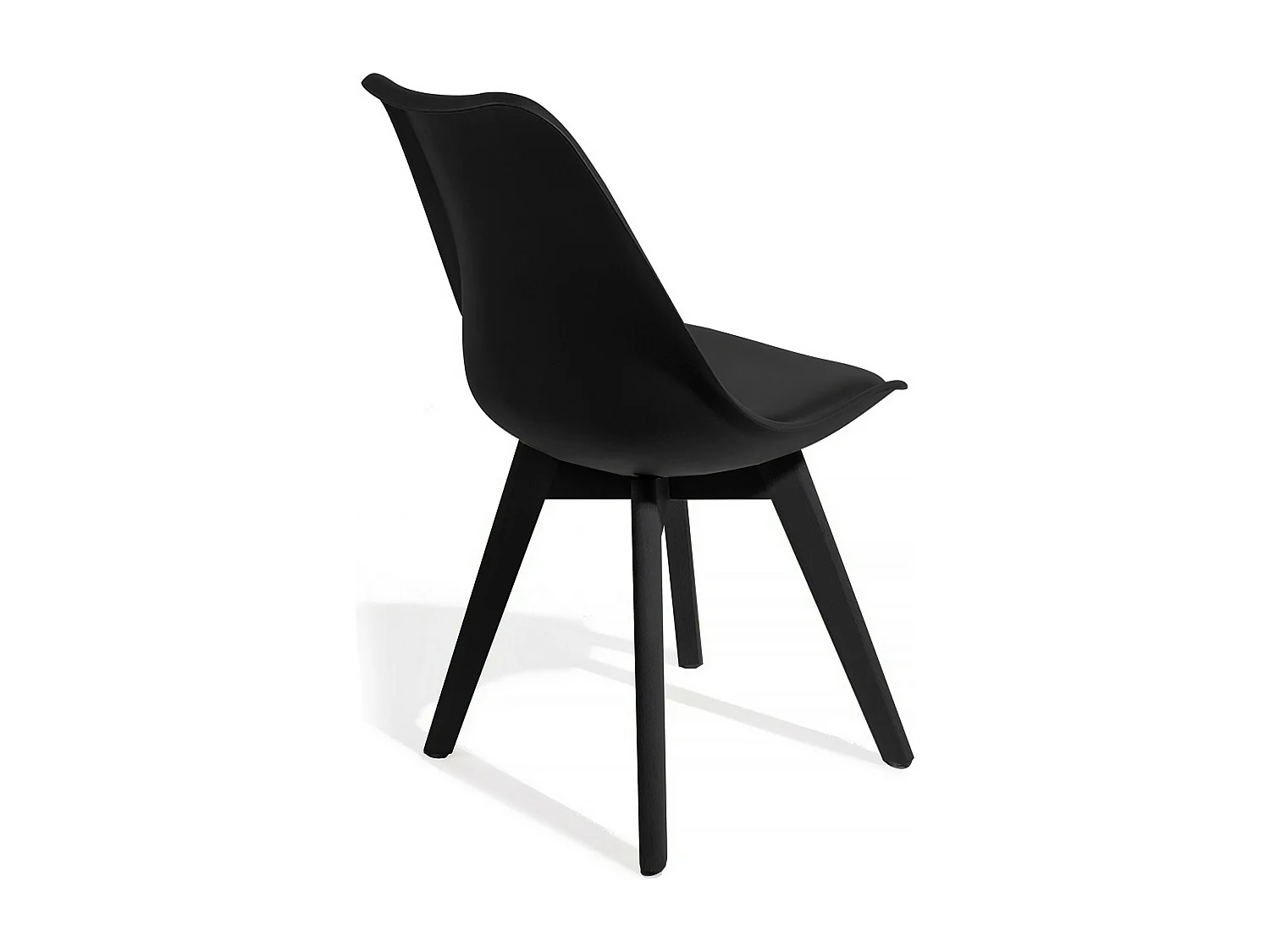 Set di 4 sedie SMART FULL BLACK