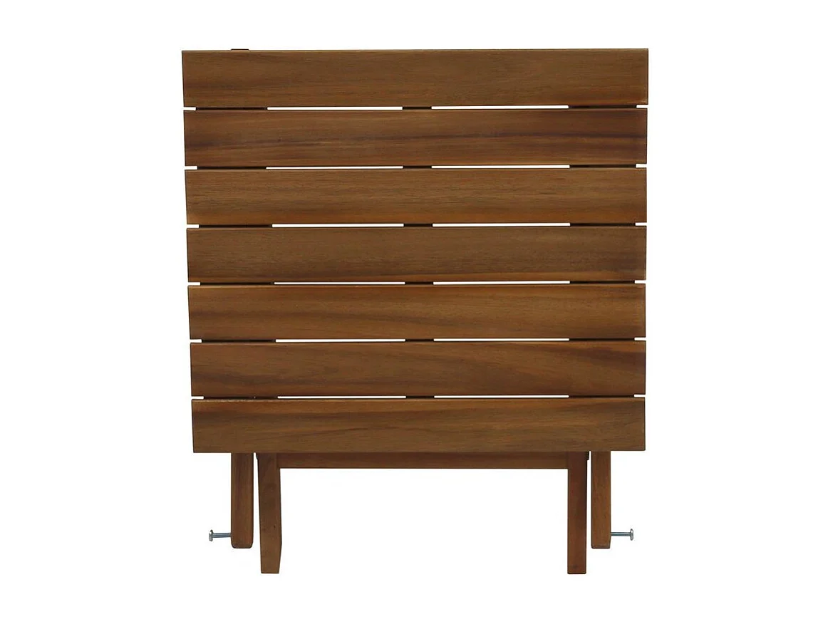 Table basse de jardin pliante en bois massif L40 cm ITZA