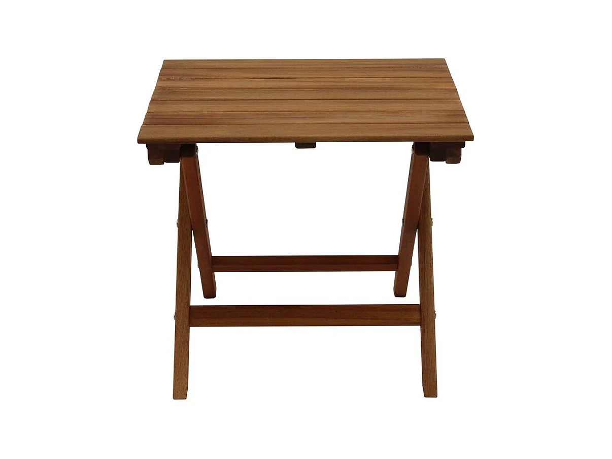 Table basse de jardin pliante en bois massif L40 cm ITZA