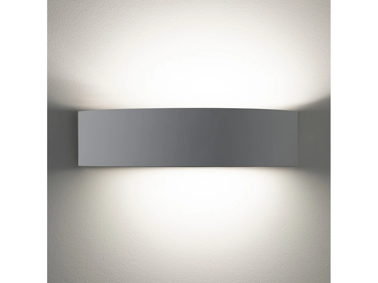 Aplique de pared moderna de yeso blanco minimalista 30cm Tony