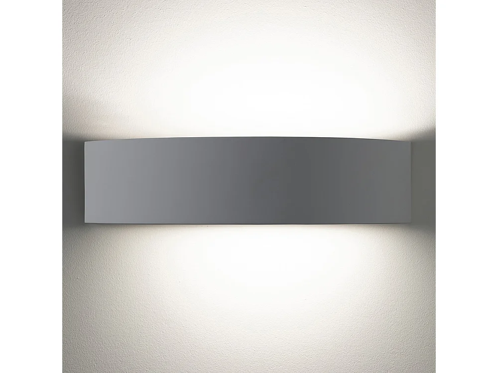 Aplique de pared moderna de yeso blanco minimalista 30cm Tony